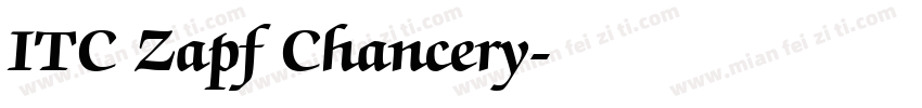 ITC Zapf Chancery字体转换